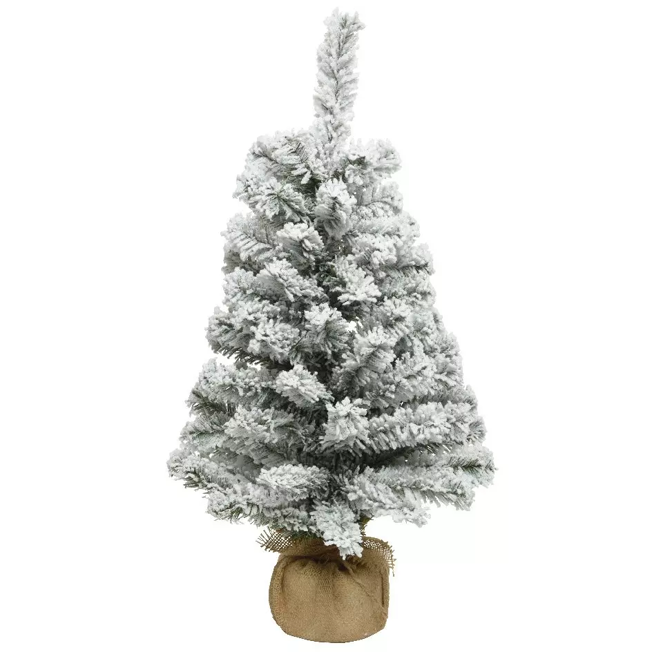 Árbol artificial de Navidad Royal Alto 60 cm Verde nevado 1