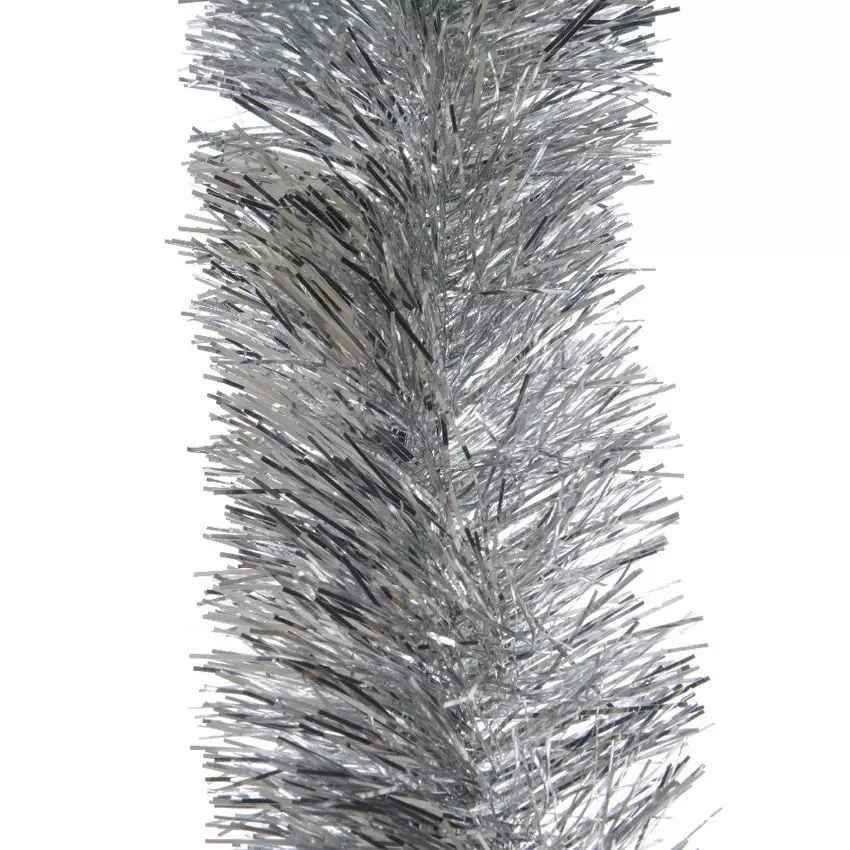 Kerstslinger (D10 cm) Luxe Alpine zilver 1