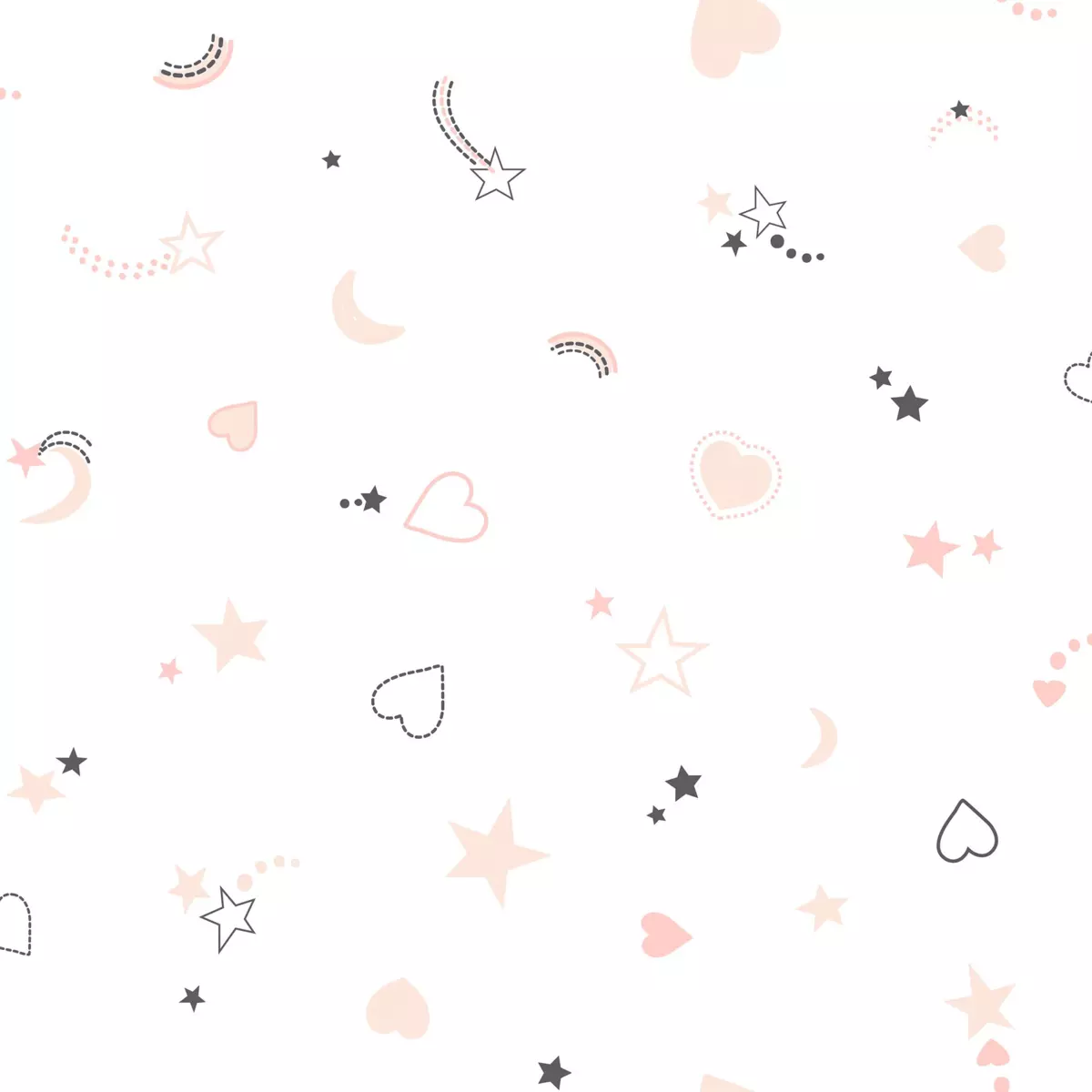 Dekbedovertrek met één kussensloop katoen (140 cm) Chat Roze 3