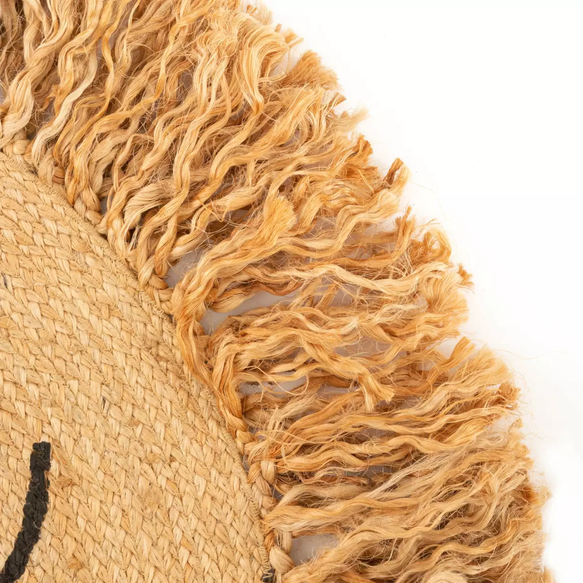 Tapis jute enfant (90 cm) Lion Beige 3