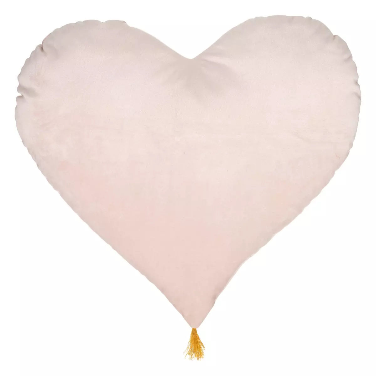Coussin enfant cœur Polie Rose 2