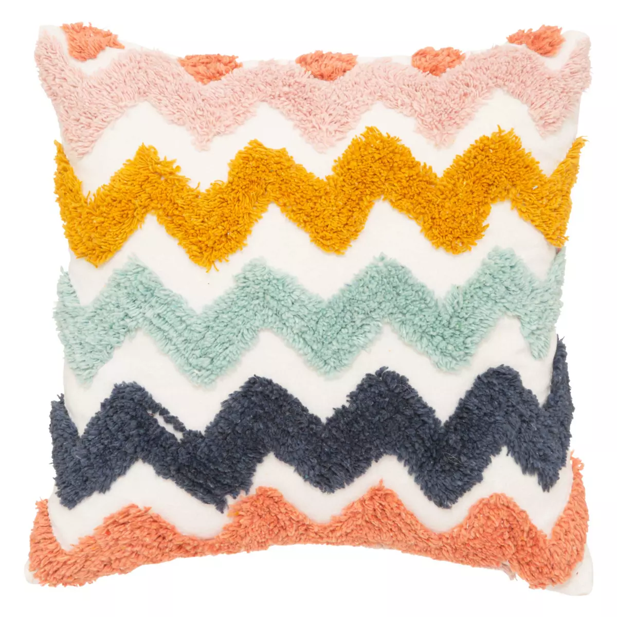Coussin carré enfant Vagues Multicolore 1