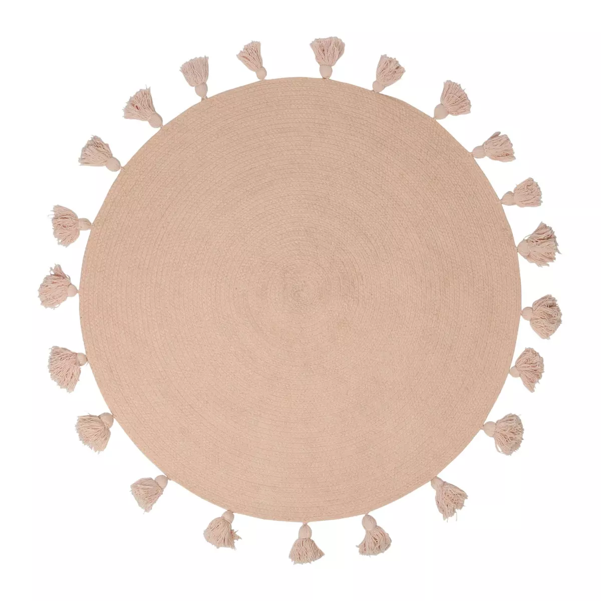 Tappeto in cotonee per bambini (90 cm) Lou Rosa