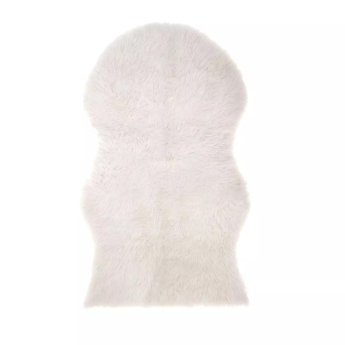 Tapis fausse fourrure (150 cm) Oslo Ivoire 3