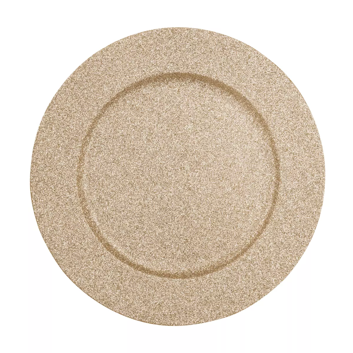 12er Set Platzteller Pailletten Gold 1