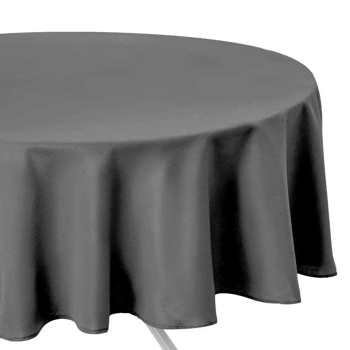 Tafelkleed Rond Vlekbestendig (D180 cm) Lina Grijs 127