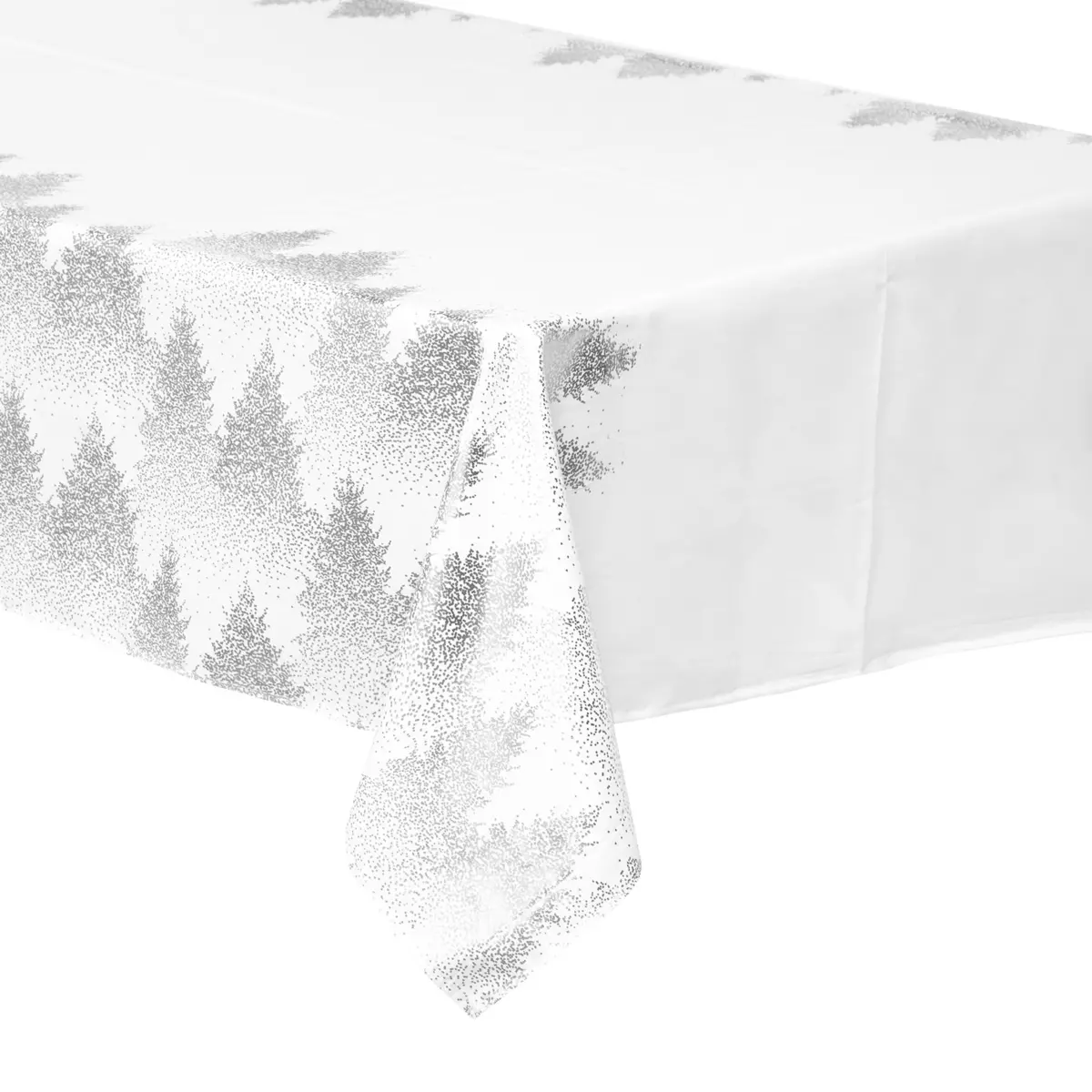 Tischdecke Rechteckig (L360 cm) Tannen Silber 1