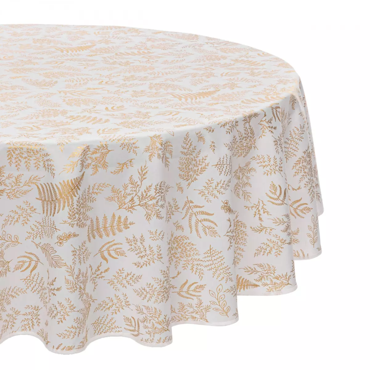 Mantel Anti-manchas D180 cm Blanco 1