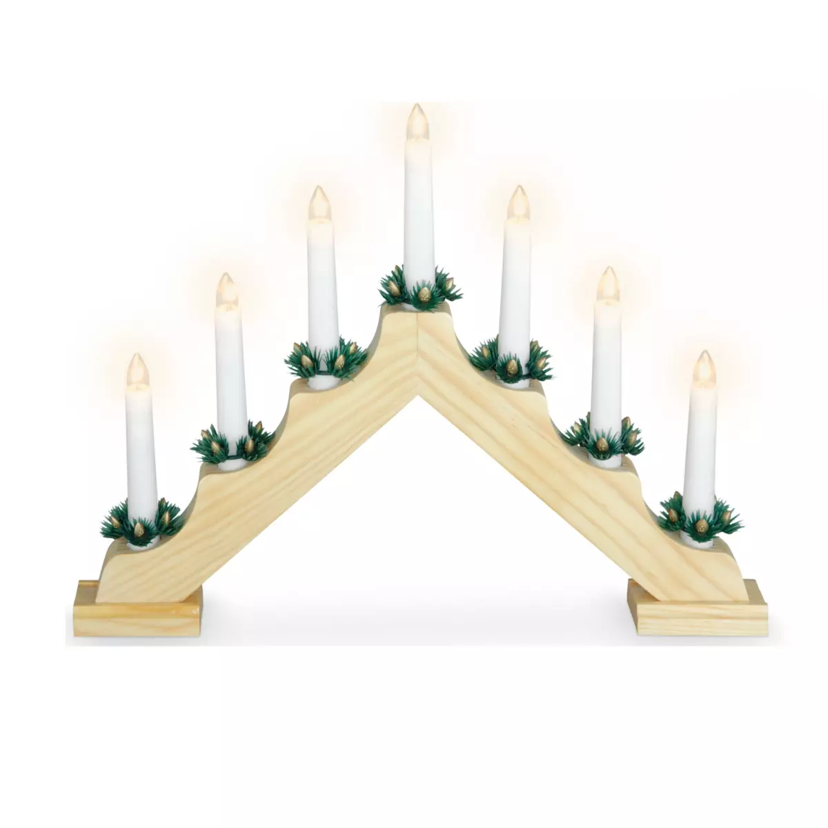 Candelabro luminoso Minuteur Natural 2
