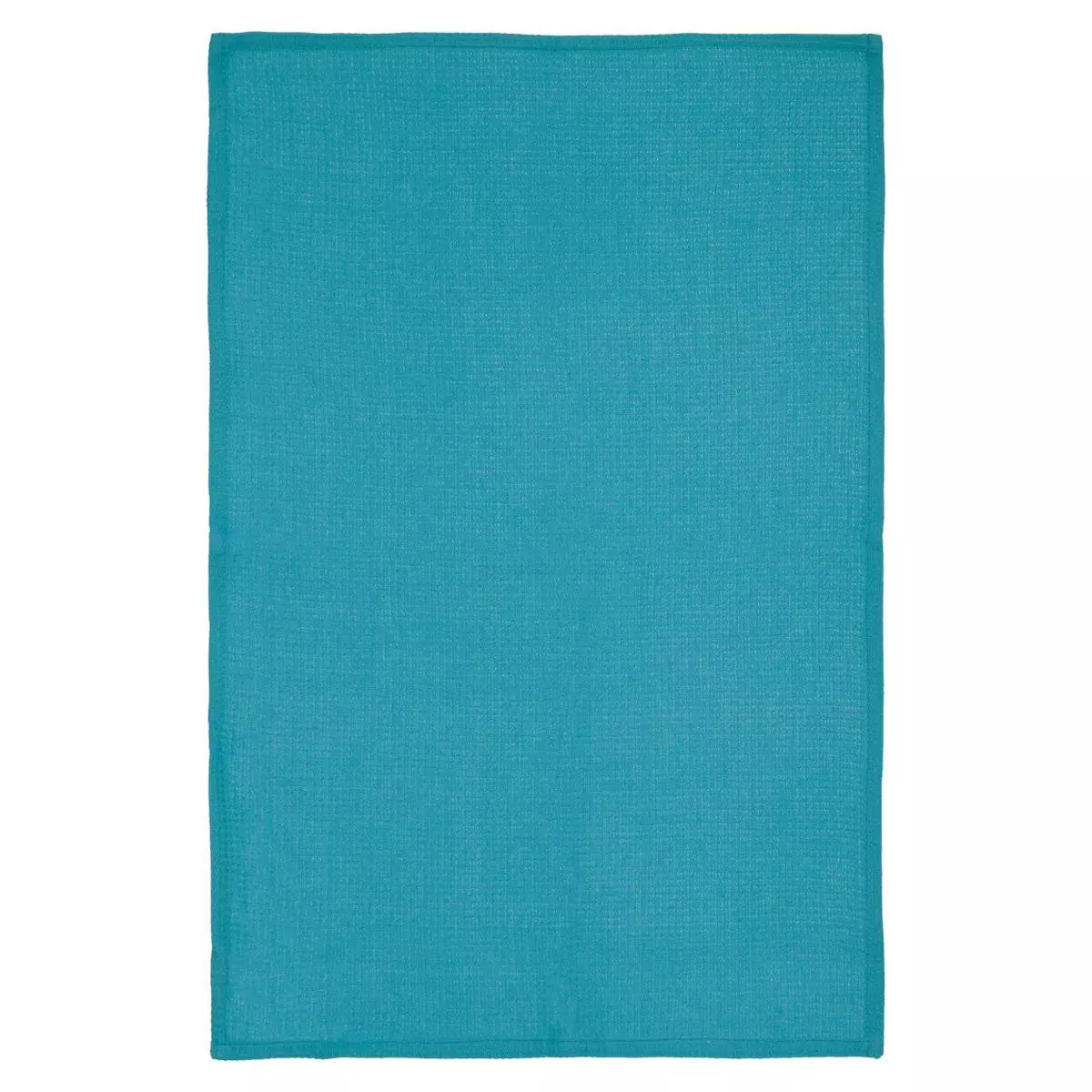 Lot de 3 torchons Geom Bleu canard 2