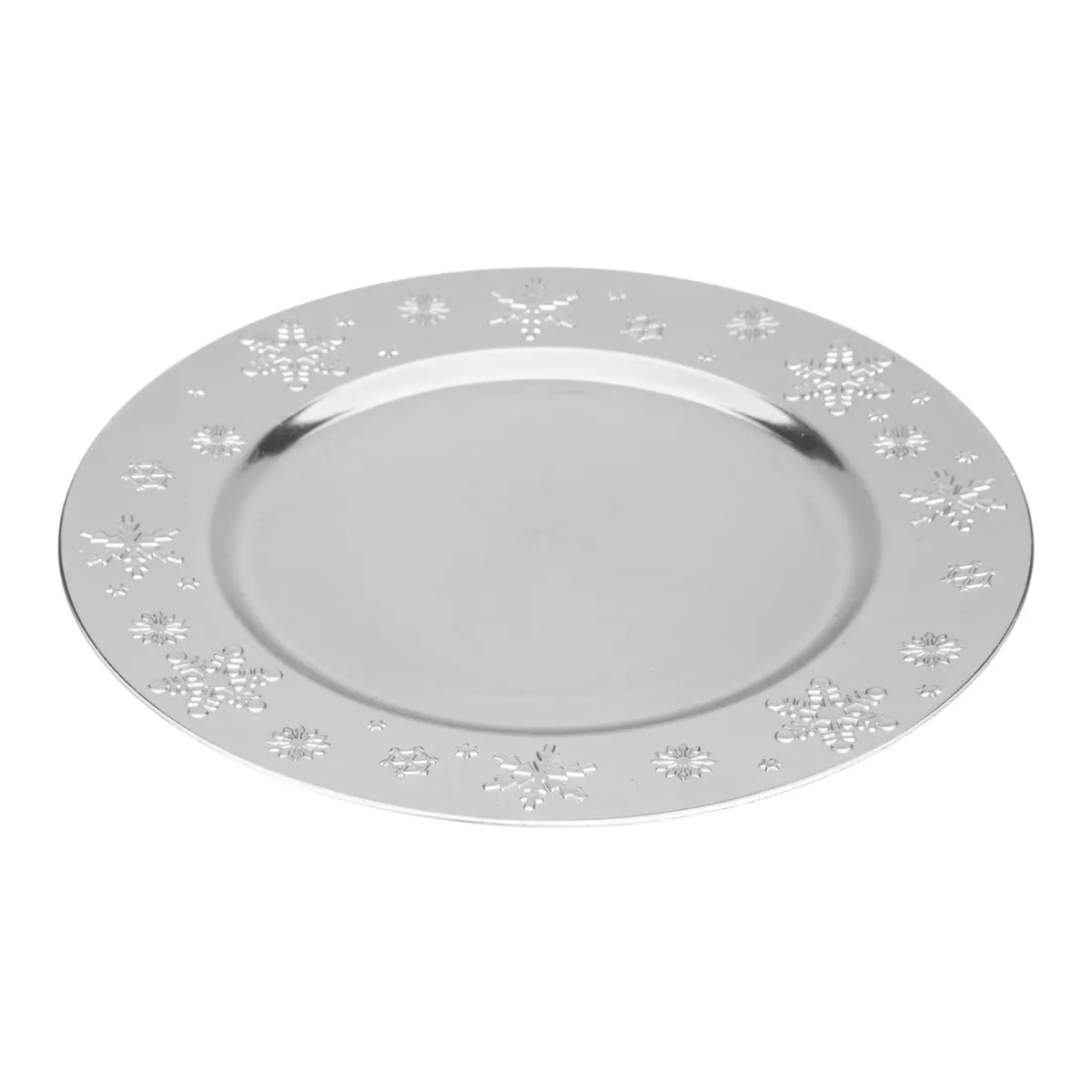 Set di 12 sottopiatti Fiocchi di neve Argento 2