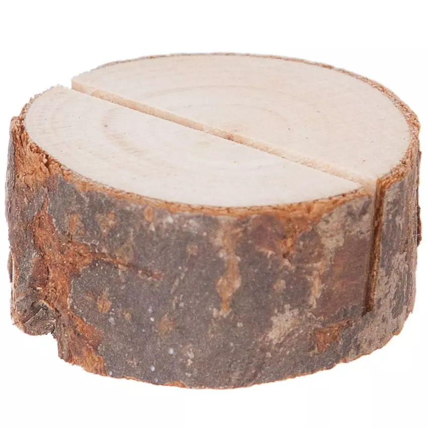 4er Set Platzkartenhalter Kugeln Naturfarben 2