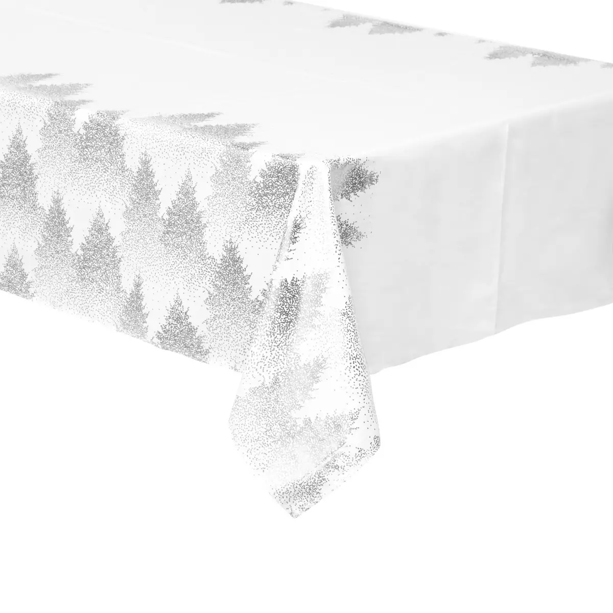 Nappe rectangulaire (L240 cm) Sapin Argent 1