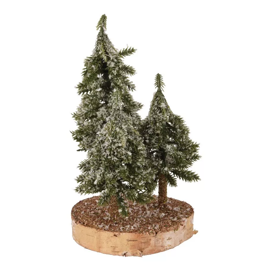 Albero artificiale da tavolo boschetto Alt. 23 cm Verde