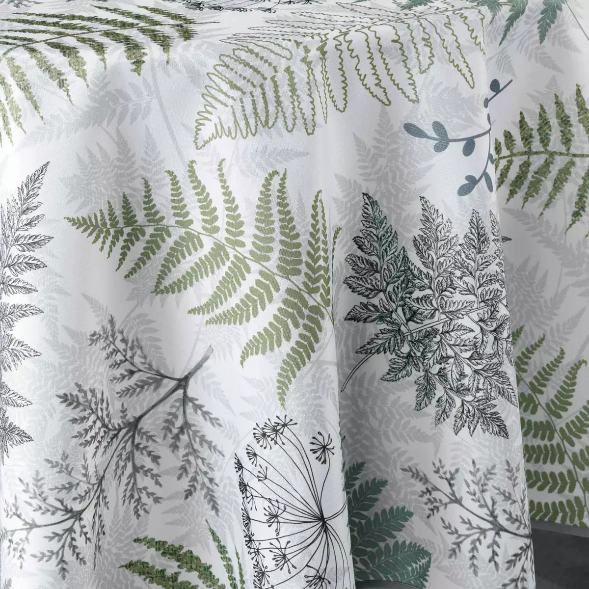 Tovaglia rotonda (Ø180 cm) Melisandre Verde 2