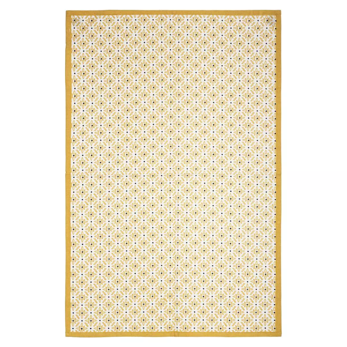 Lot de 3 torchons Geom Jaune ocre 3