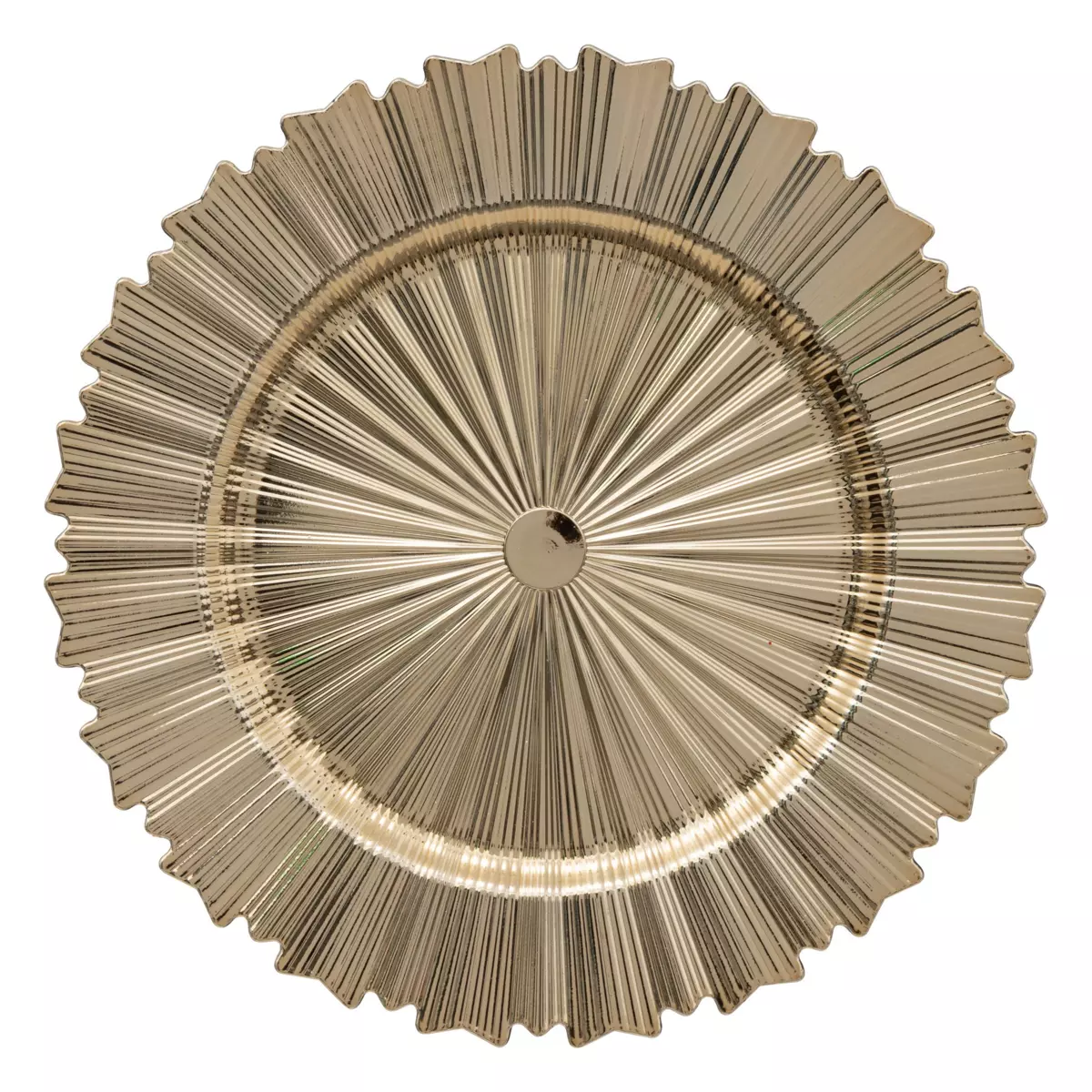 12er Set Platzteller Art déco Gold 1