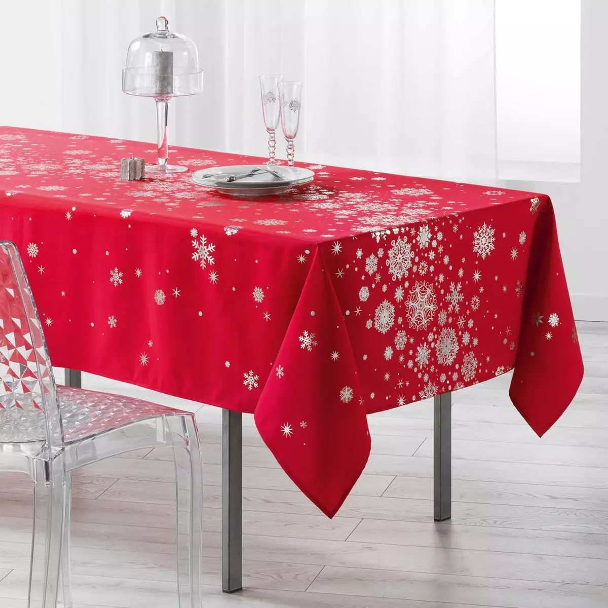 Nappe rectangulaire (L300 cm) Constellation Rouge 1