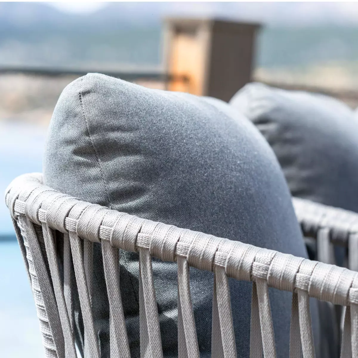 Lot de 2 fauteuils de jardin Amalfi - Gris anthracite 2