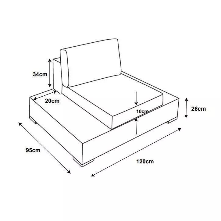 Fauteuil de jardin Palma - Gris 6
