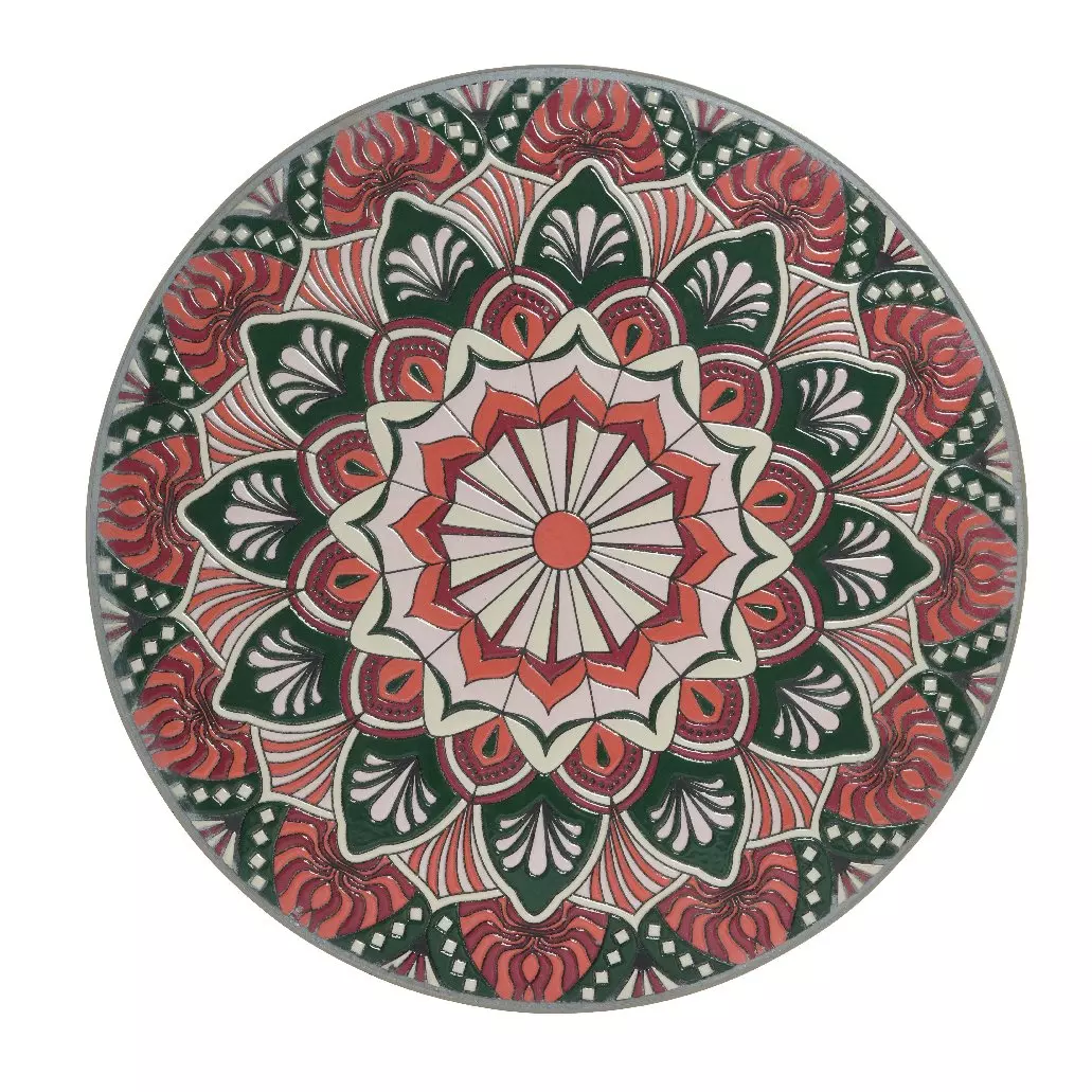 Sedia bistrò mosaico Narbonne Tortora/Rosa 4
