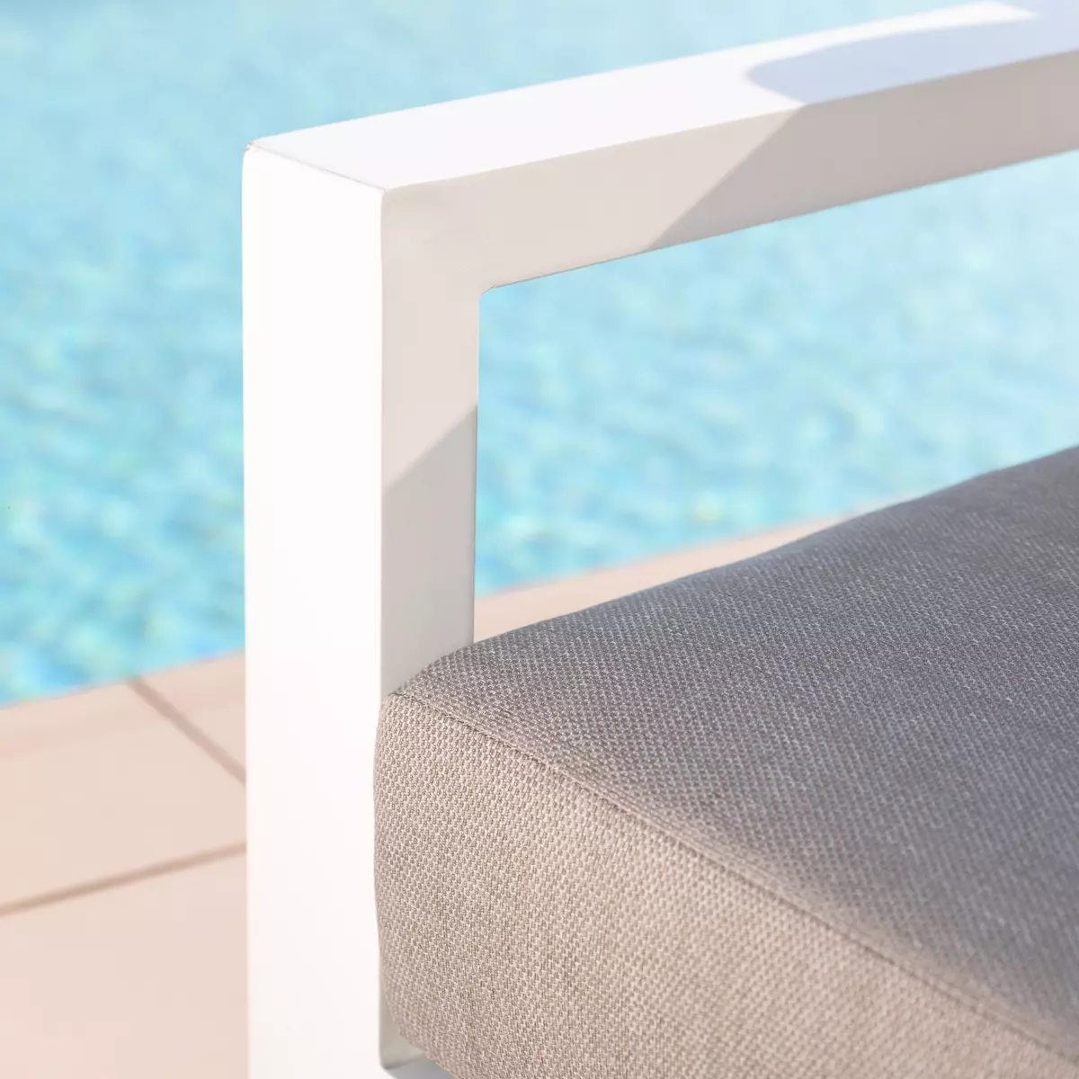 Fauteuil de jardin Elba - Blanc 4