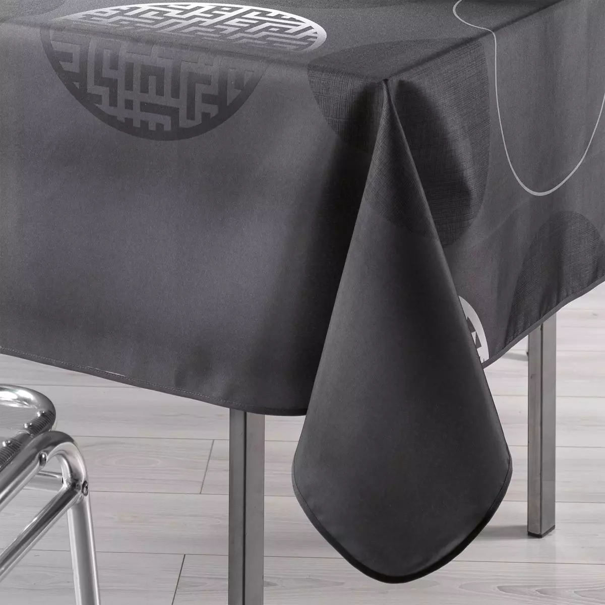 Nappe rectangulaire (L240 cm) Kosmo Anthracite 2