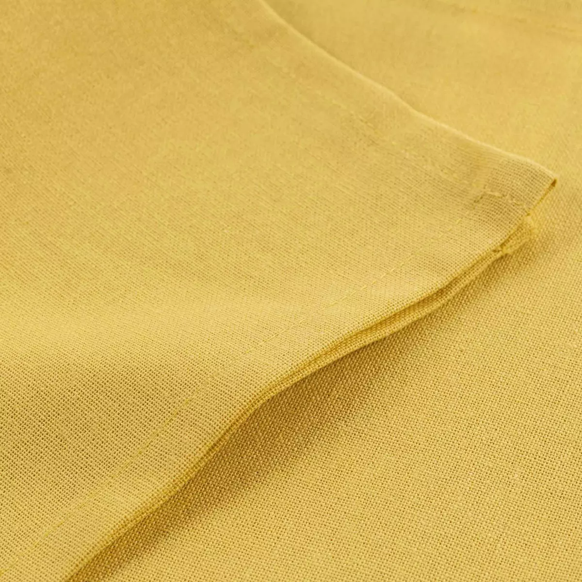 Lot de 3 serviettes coton Initia Jaune 3