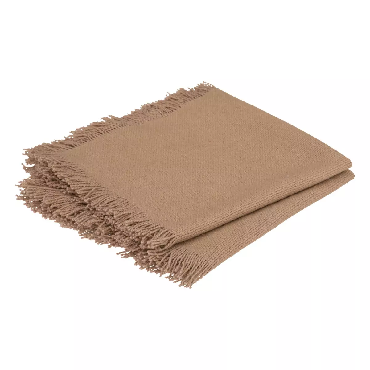 Lot de 2 serviettes coton Maha Beige 2