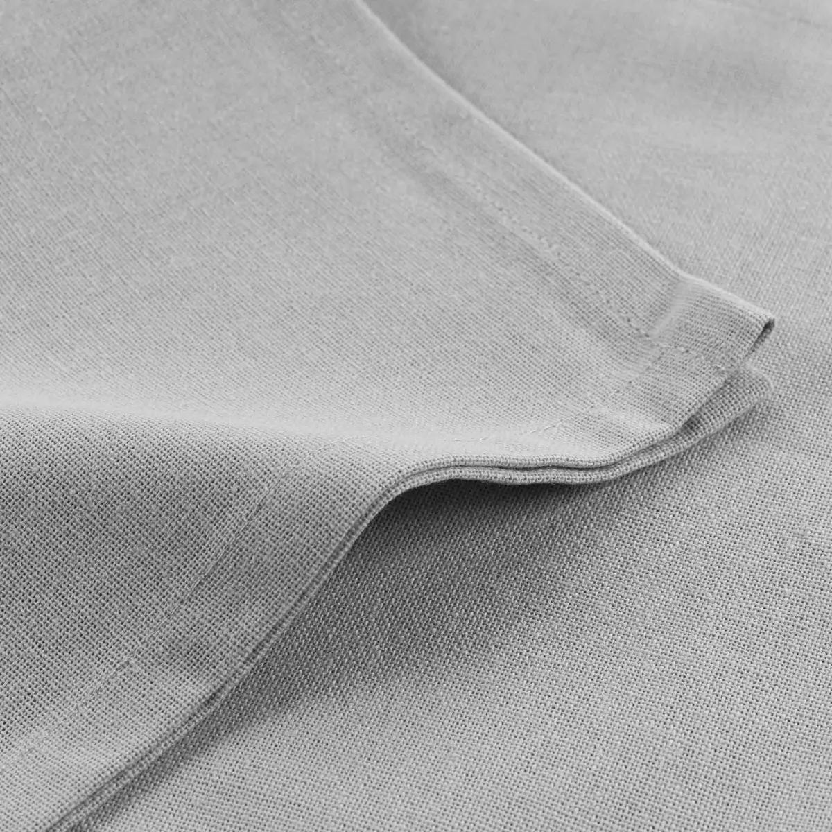Lot de 3 serviettes coton Initia Gris 3
