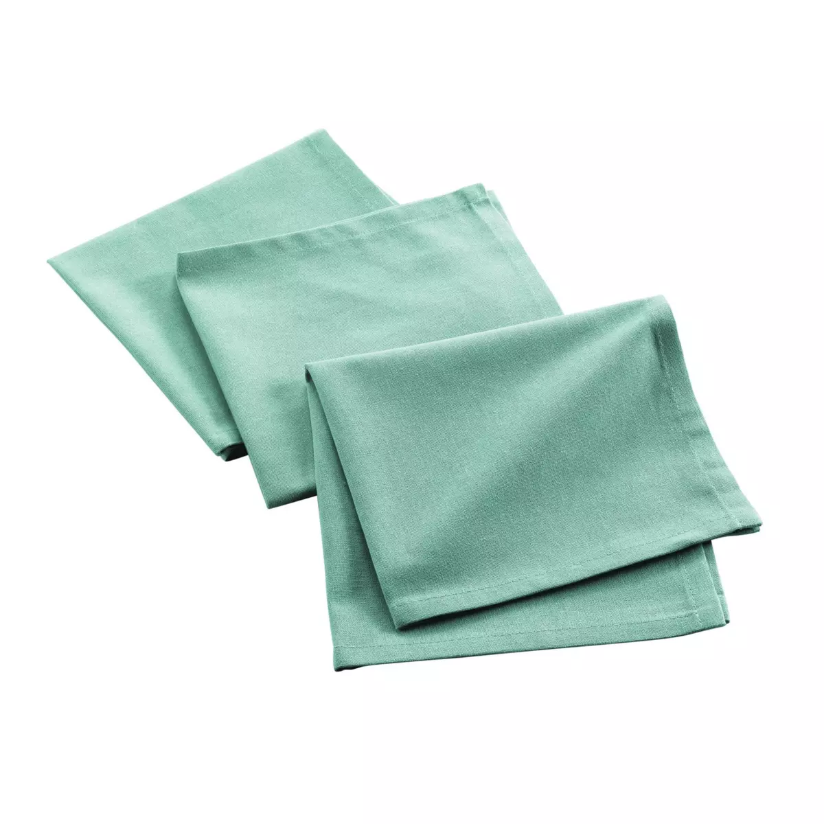 Set di 3 tovaglioli cotone riciclato (40 cm) Mistral Verde menta 1