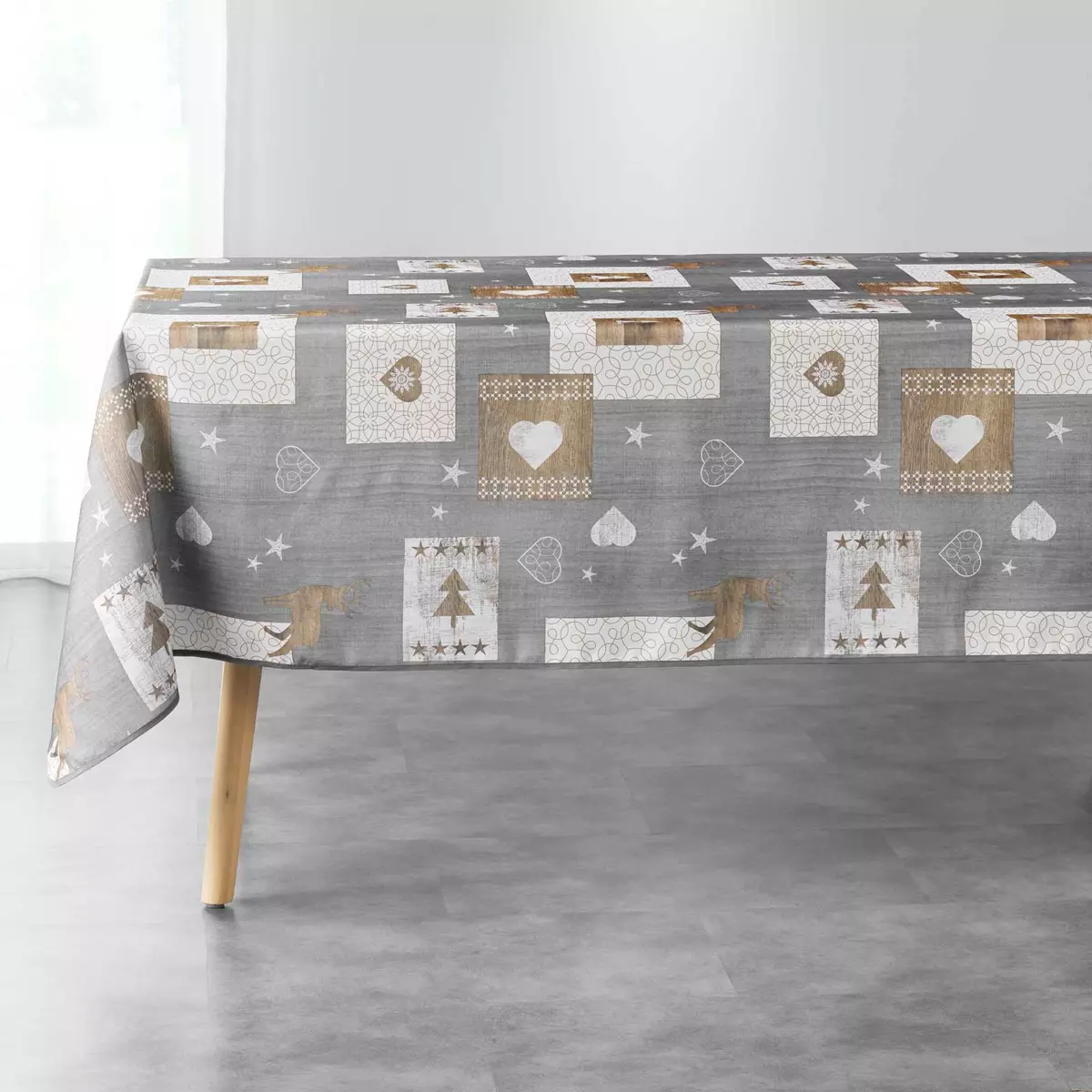 Tovaglia rettangolare (L240 cm) Augustin Grigio 2