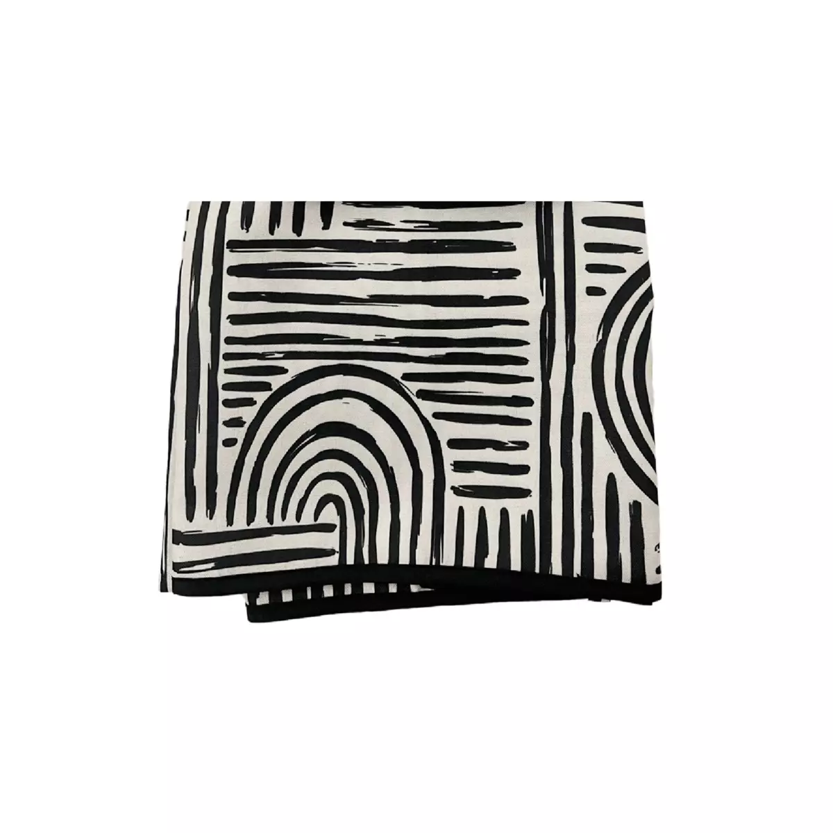 Nappe rectangulaire anti tache (240 cm) Pandore Noire 4