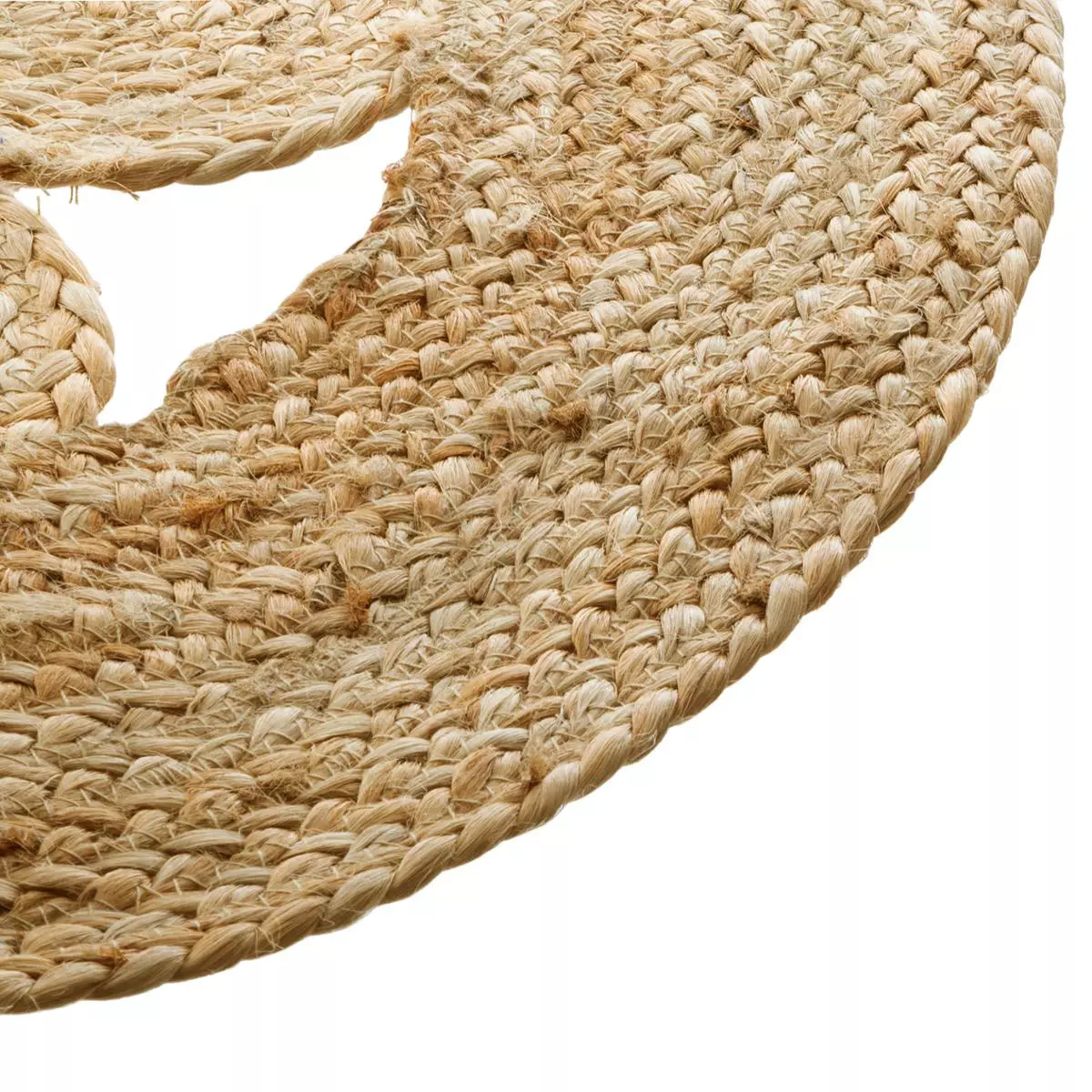 Tapis jute (D80 cm) Giusti Beige naturel 4