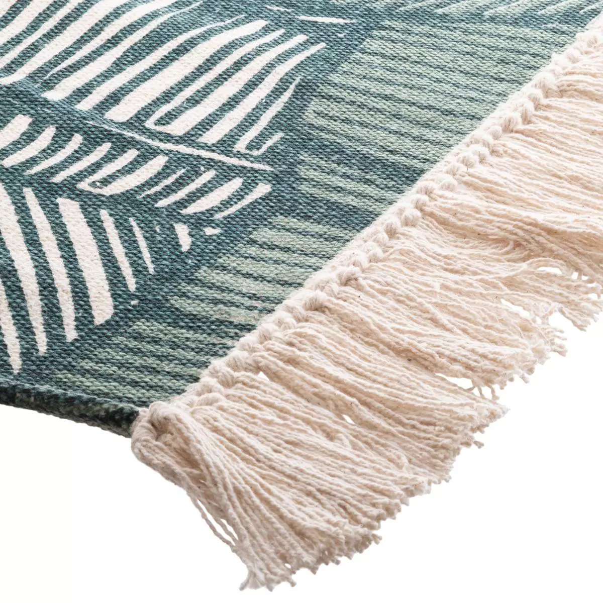 Tappeto cotone (170 cm) Jungle Verde 5