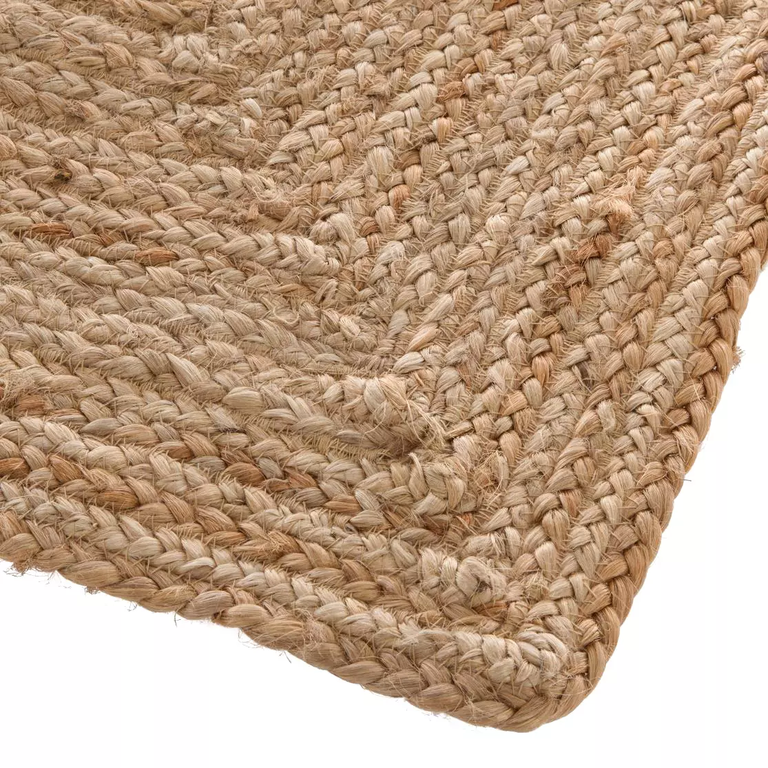 Alfombra yute (90 cm) Historia nat Beige 2