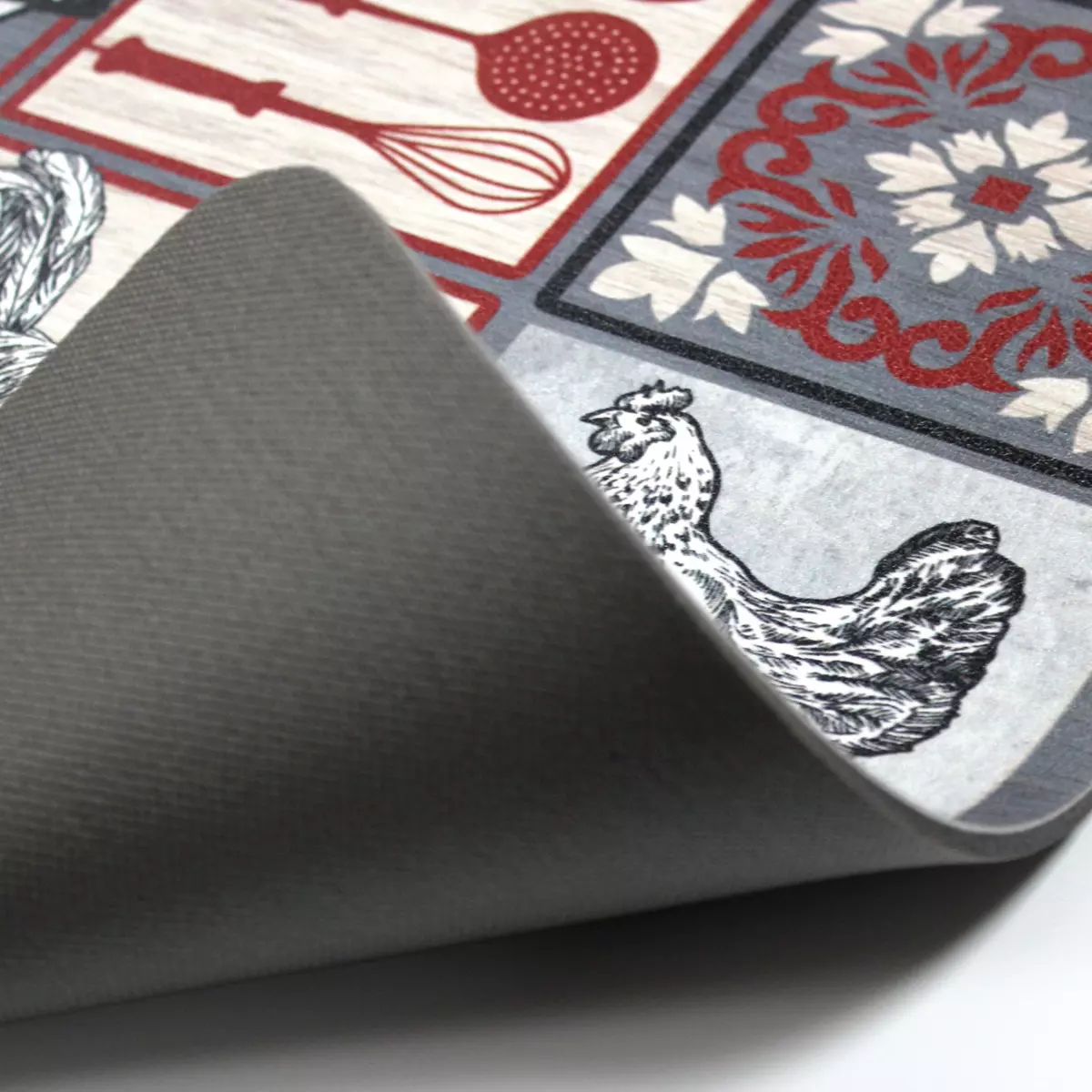 Tapis de cuisine (75 cm) Rustico Rouge