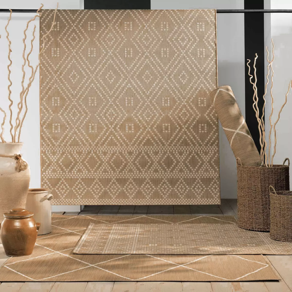 Teppich (170 cm) Tania Beige