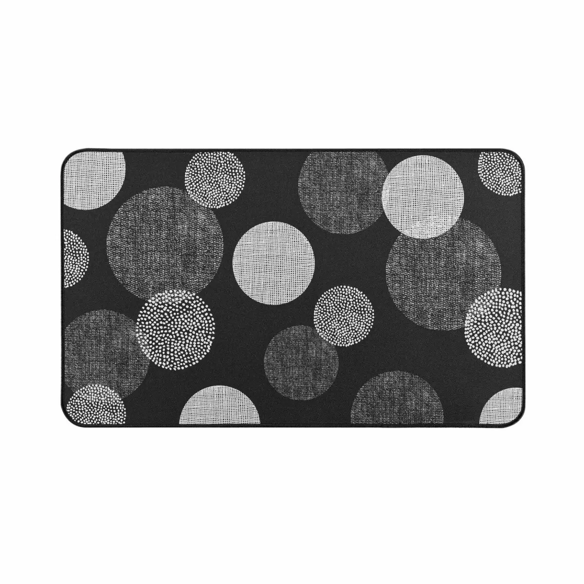 Tapis multi-usage (75 cm) Oxana Noir 1