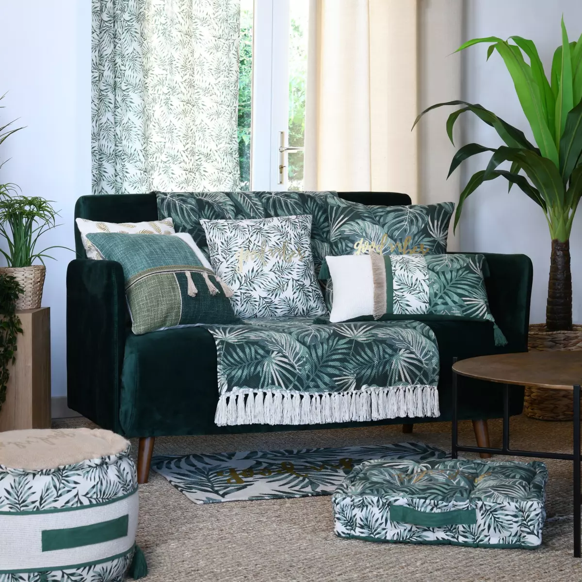 Tapis coton (90 cm) Vibes Ecru 3