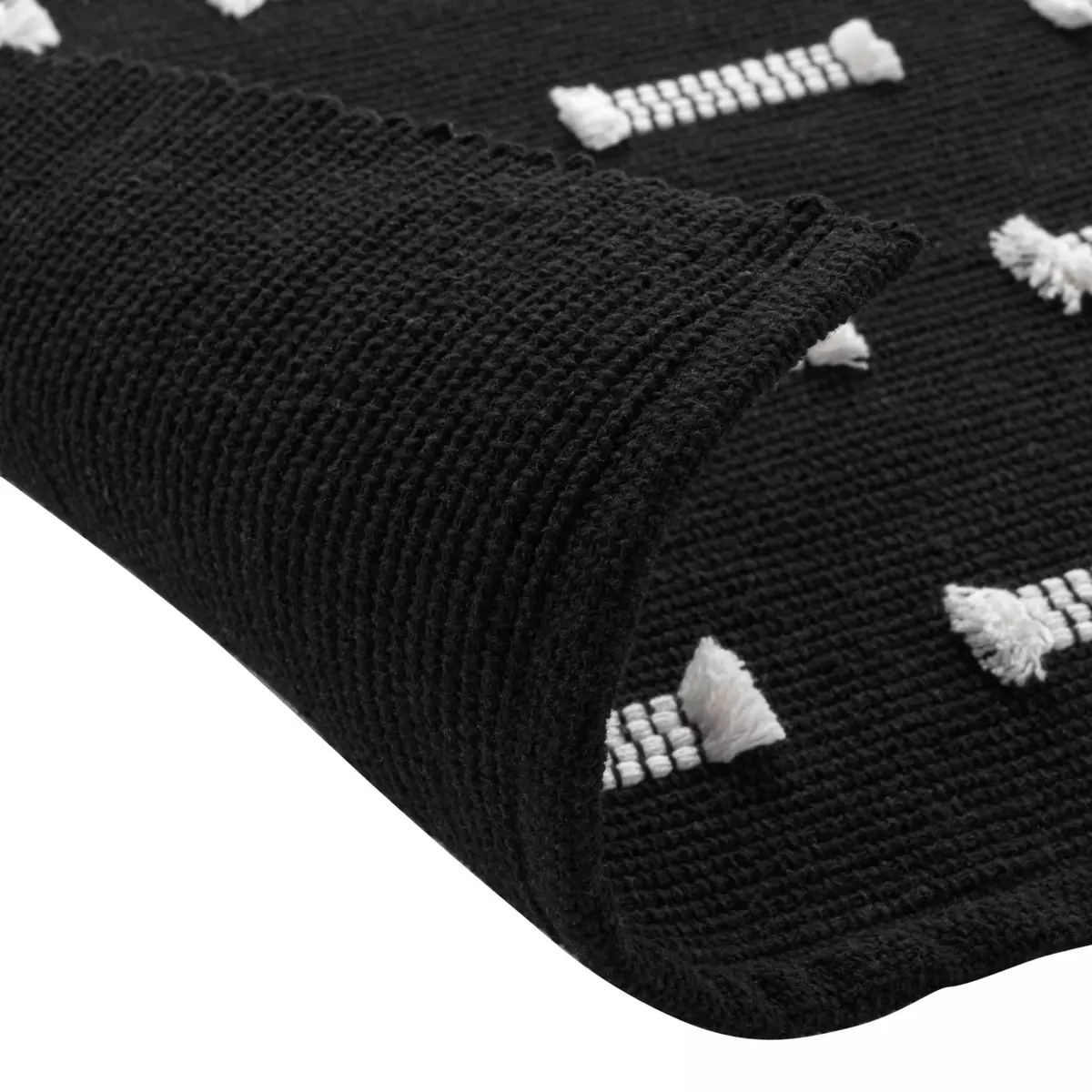 Tappeto cotone (80 cm) Juline Nero