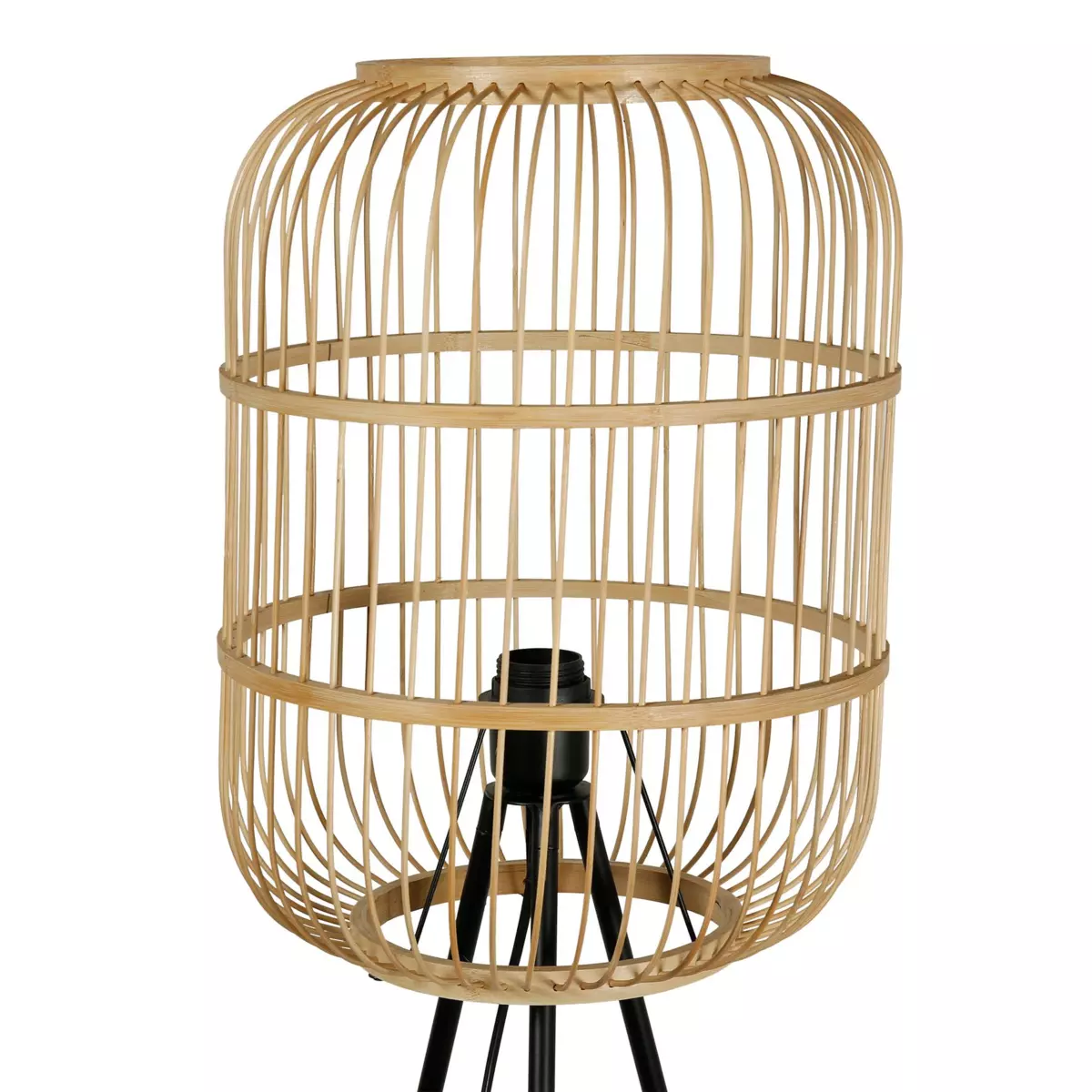 Tripod gulvlampe i bambus (H152 cm) Hanoi Beige