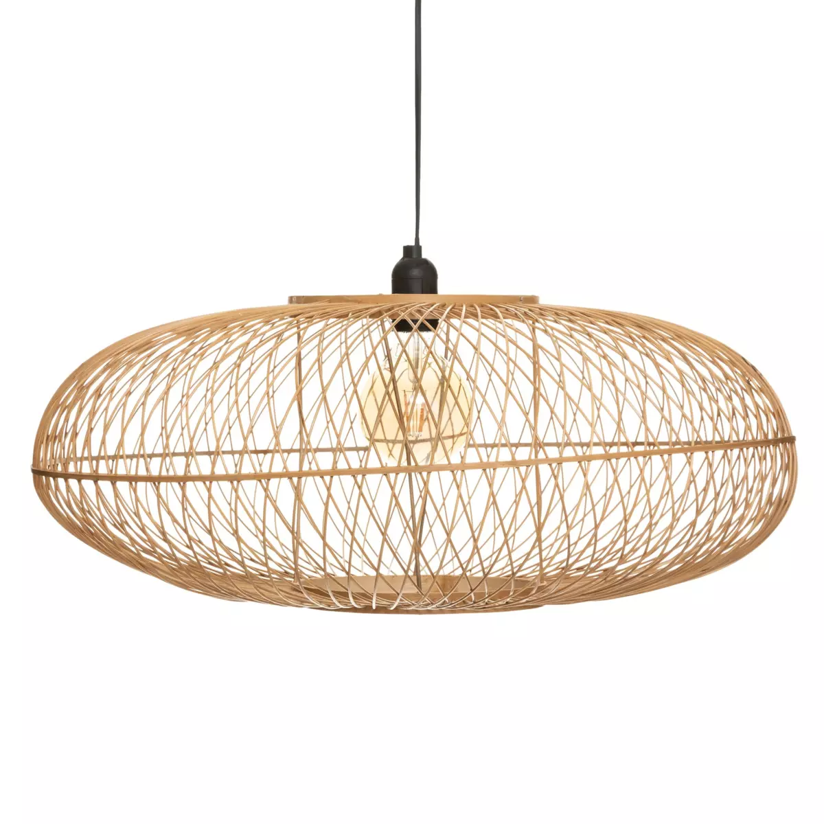 Suspension bambou Loren Beige 2