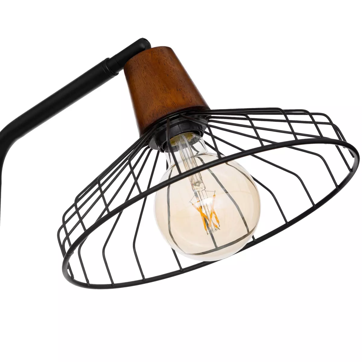 Lampadaire sur pied métal Popy Noir 2