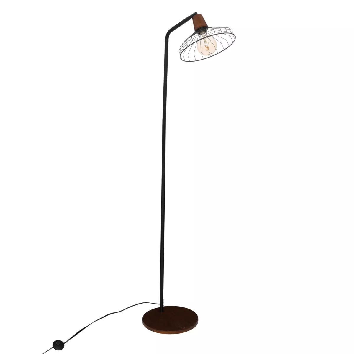 Lampadaire sur pied métal Popy Noir 3
