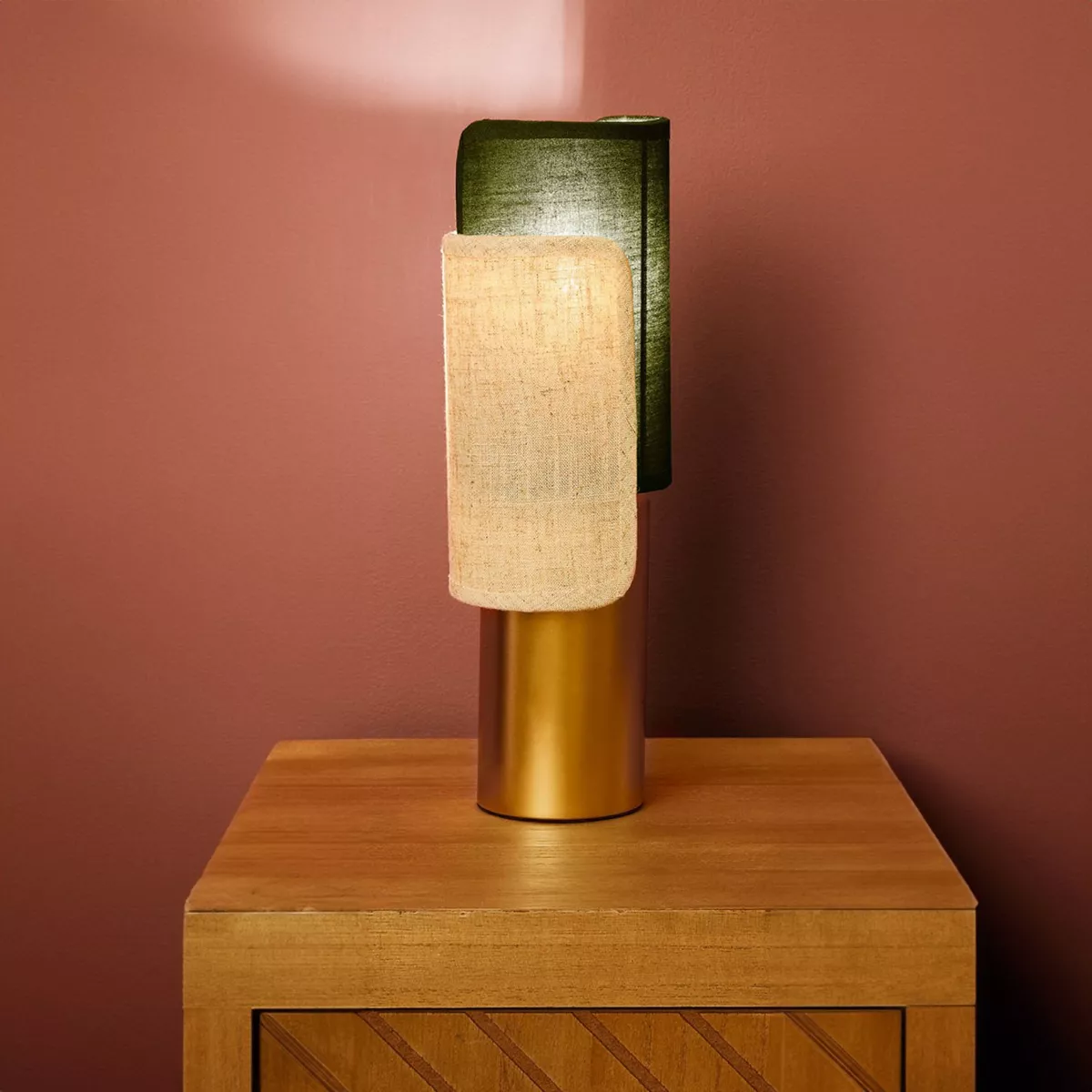 Metalen tafellamp (H28 cm) Bourgeon Groen