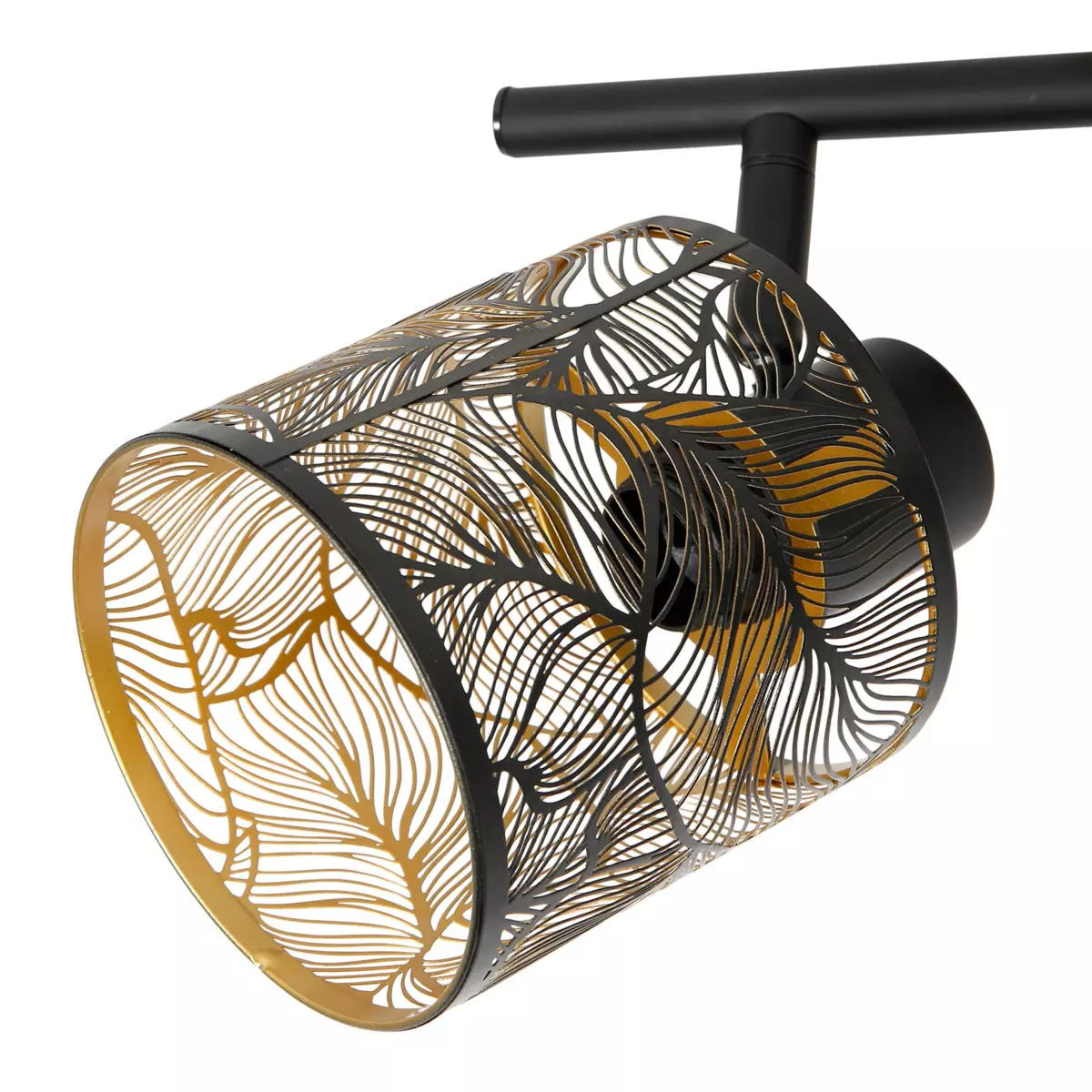 Rampe de spot 2 abat-jours Calathea Noire 2