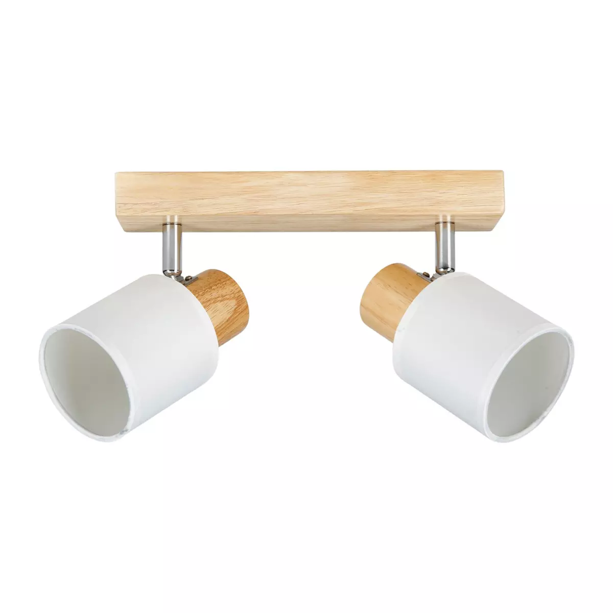 Deckenspots 2-flammig Tissu Weiß 1