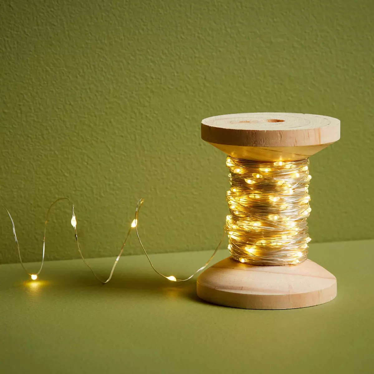 Lichterkette Spule Ollie Silberfarben 1