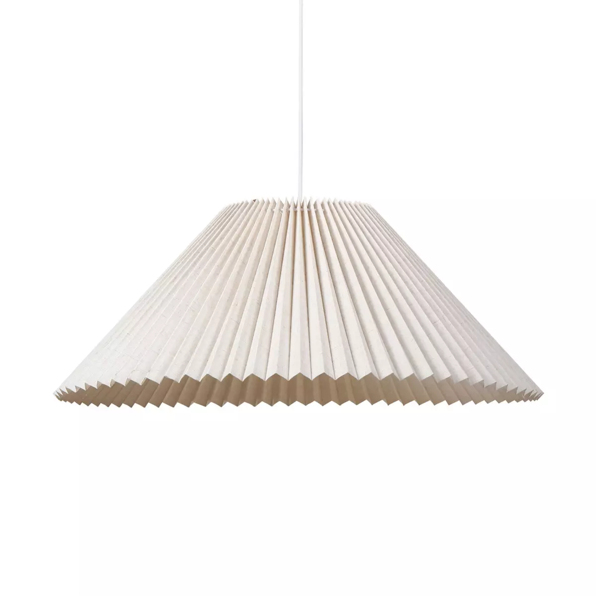Hangende stoffen lamp (D52 cm) Aurélia Beige